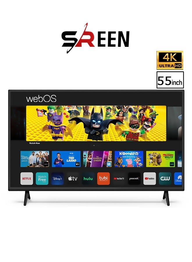 SREEN 55 Smart Frameless LED Display - 4K Smart - Web OS with Magic Controller - SRET-55S4KW1 - Image 1